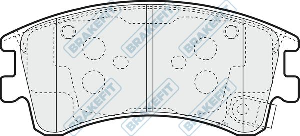 APEC BRAKING Piduriklotsi komplekt,ketaspidur PD3322